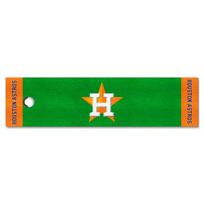 Fan Mats  LLC Houston Astros Putting Green Mat Green