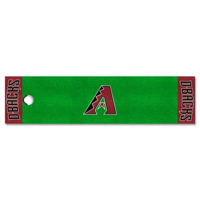 Fan Mats  LLC Arizona Diamondbacks Putting Green Mat Green