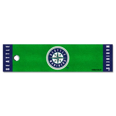 Fan Mats  LLC Seattle Mariners Putting Green Mat Green