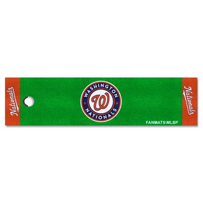 Fan Mats  LLC Washington Nationals Putting Green Mat Green