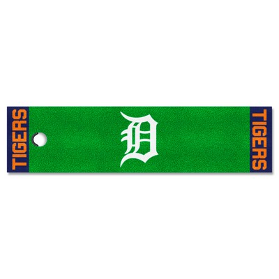 Fan Mats  LLC Detroit Tigers Putting Green Mat Green