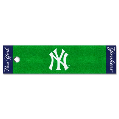 Fan Mats  LLC New York Yankees Putting Green Mat Green