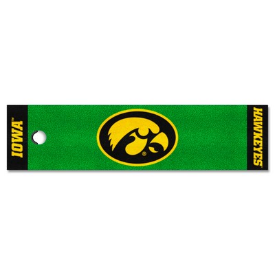 Fan Mats  LLC Iowa Hawkeyes Putting Green Mat Green