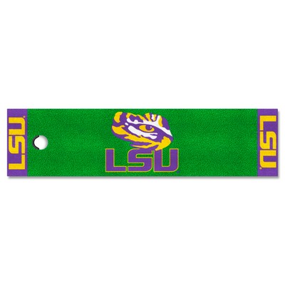 Fan Mats  LLC LSU Tigers Putting Green Mat Green