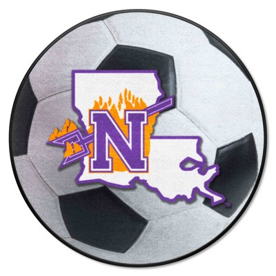 Fan Mats  LLC Northwestern State Demons Soccer Ball Mat Photo