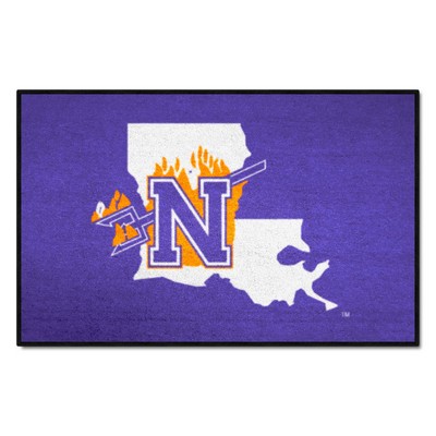 Fan Mats  LLC Northwestern State Demons Starter Mat Purple