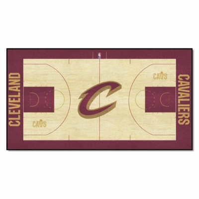 Fan Mats  LLC Cleveland Cavaliers NBA Court Large Runner Maroon