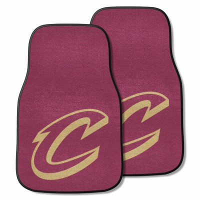 Fan Mats  LLC Cleveland Cavaliers 2-pc Carpet Car Mat Set Wine