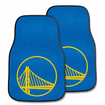 Fan Mats  LLC Golden State Warriors 2-pc Carpet Car Mat Set Royal