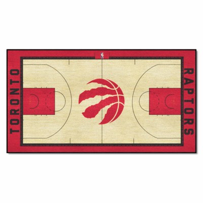 Fan Mats  LLC Toronto Raptors NBA Court Large Runner Red