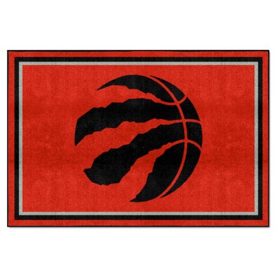 Fan Mats  LLC Toronto Raptors 5x8 Rug Red