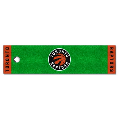 Fan Mats  LLC Toronto Raptors Putting Green Mat Green