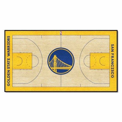 Fan Mats  LLC Golden State Warriors NBA Court Runner Yellow