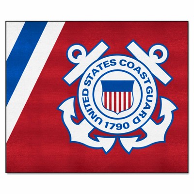 Fan Mats  LLC U.S. Coast Guard n/a Tailgater Mat Red