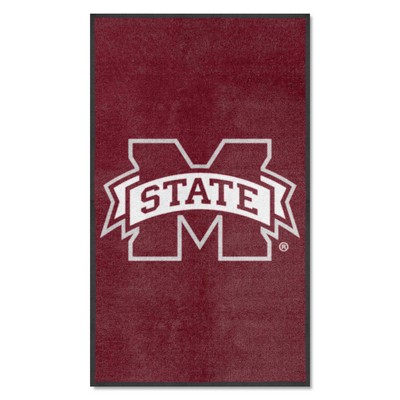 Fan Mats  LLC Mississippi State Bulldogs 3x5 Logo Mat Portrait Maroon