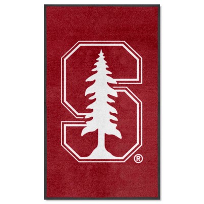 Fan Mats  LLC Stanford Cardinal 3x5 Logo Mat Portrait Cardinal