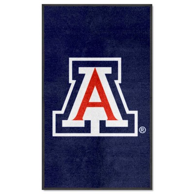 Fan Mats  LLC Arizona Wildcats 3x5 Logo Mat Portrait Navy