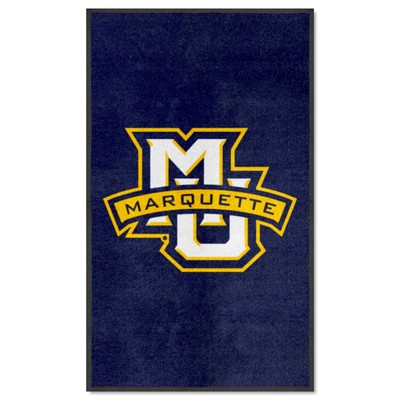 Fan Mats  LLC Marquette Golden Eagles 3x5 Logo Mat Portrait Navy