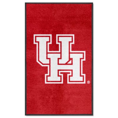 Fan Mats  LLC Houston Cougars 3x5 Logo Mat Portrait Red