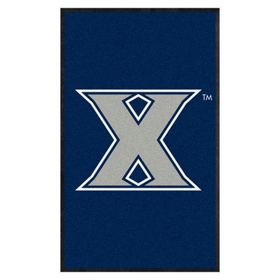 Fan Mats  LLC Xavier Musketeers 3x5 Logo Mat Portrait Navy