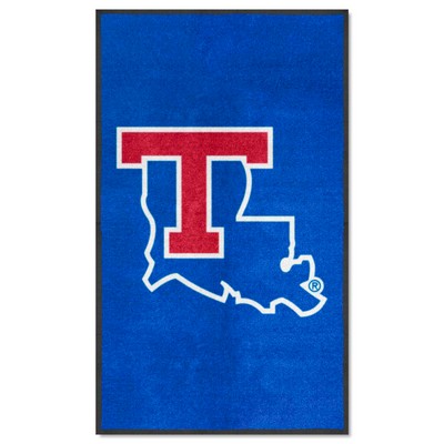 Fan Mats  LLC Louisiana Tech Bulldogs 3x5 Logo Mat Portrait Blue