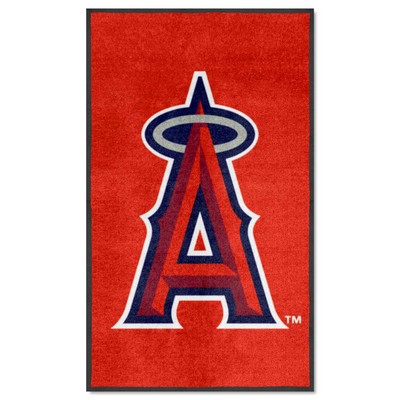 Fan Mats  LLC Los Angeles Angels 3x5 Logo Mat Portrait Red