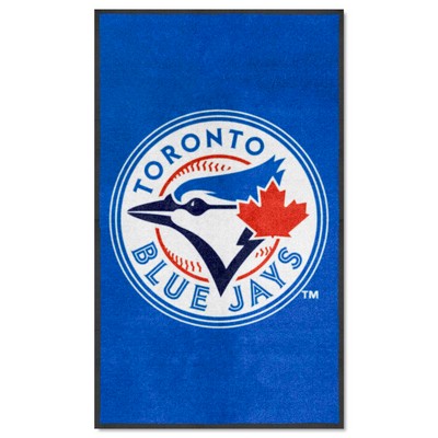 Fan Mats  LLC Toronto Blue Jays 3x5 Logo Mat Portrait Blue