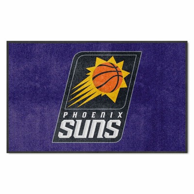 Fan Mats  LLC Phoenix Suns 4x6 Logo Mat Landscape Purple