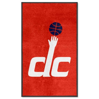 Fan Mats  LLC Washington Wizards 3x5 Logo Mat Portrait Red