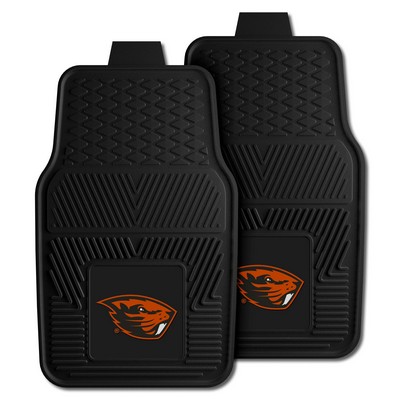 Fan Mats  LLC Oregon State Beavers 2-pc Vinyl Car Mat Set Black