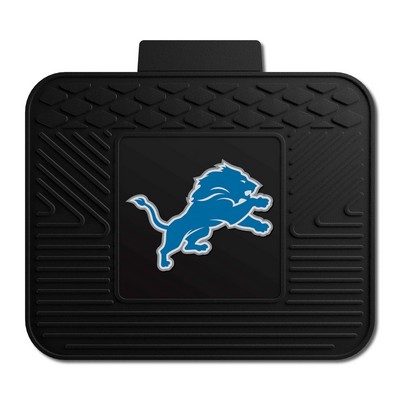 Fan Mats  LLC Detroit Lions Utility Mat Black