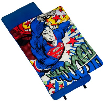 Olive Kids Superman Woosh Nap Mat Blue