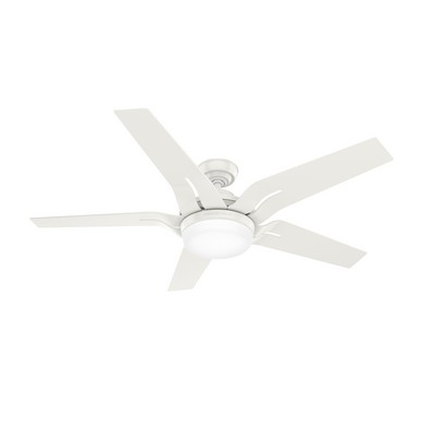 Casablanca Fan Co Casablanca 56 inch Correne Fresh White Ceiling Fan with LED Light Kit and Handheld Remote White