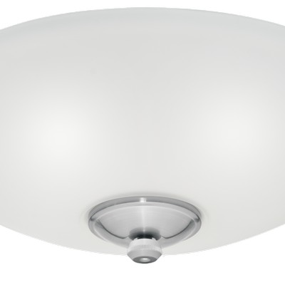 Casablanca Fan Co Casablanca Low Profile Bowl Light Fixture Brushed Nickel/Chrome