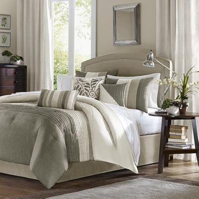 Olliix Madison Park Amherst Comforter Set Natural