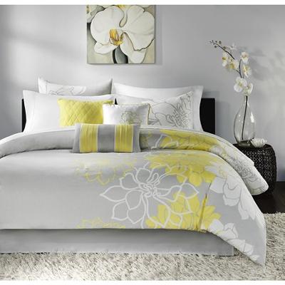 Olliix Madison Park Lola Comforter Set Yellow