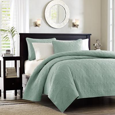 Olliix Madison Park Quebec Coverlet Set Green