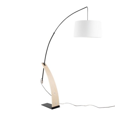 Lumisource Robyn Floor Lamp Natural Wood