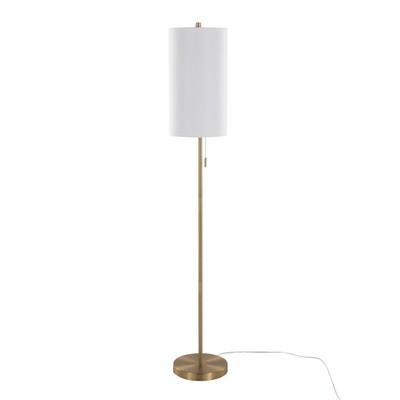 Lumisource Bounty 62in Metal Floor Lamp Gold Metal