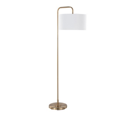 Lumisource Puck 63.75in Metal Floor Lamp Gold Metal