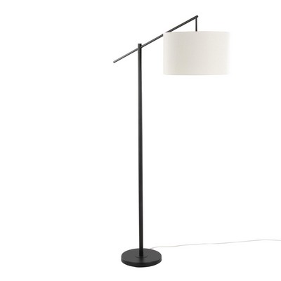 Lumisource Casper 69in Metal Floor Lamp Matte Black Metal