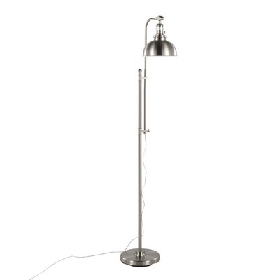 Lumisource Emery Floor Lamp Nickel