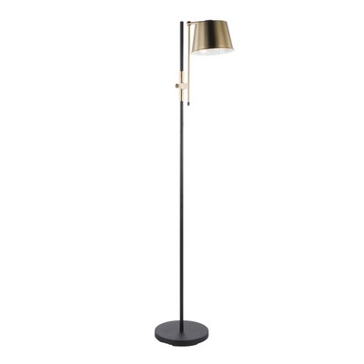 Lumisource Metric Floor Lamp Black Metal