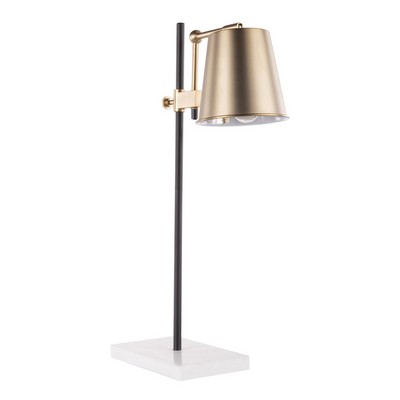 Lumisource Metric Table Lamp White Marble