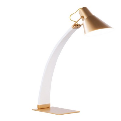 Lumisource Noah Table Lamp White Wood