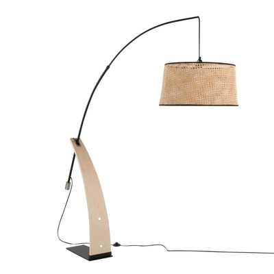 Lumisource Robyn-Salon Floor Lamp Natural Wood