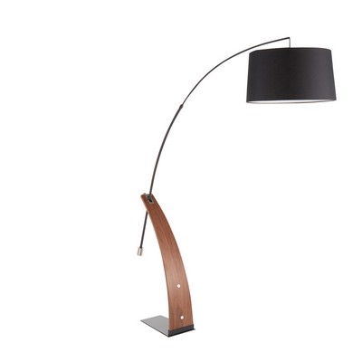 Lumisource Robyn Floor Lamp Walnut Wood