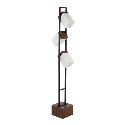 Lumisource Bento 67.5in Metal Floor Lamp Black Metal