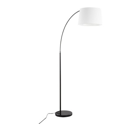 Lumisource March Floor Lamp Black Marble