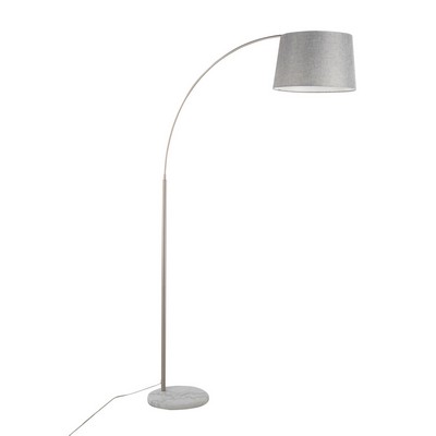 Lumisource March Floor Lamp White Marble